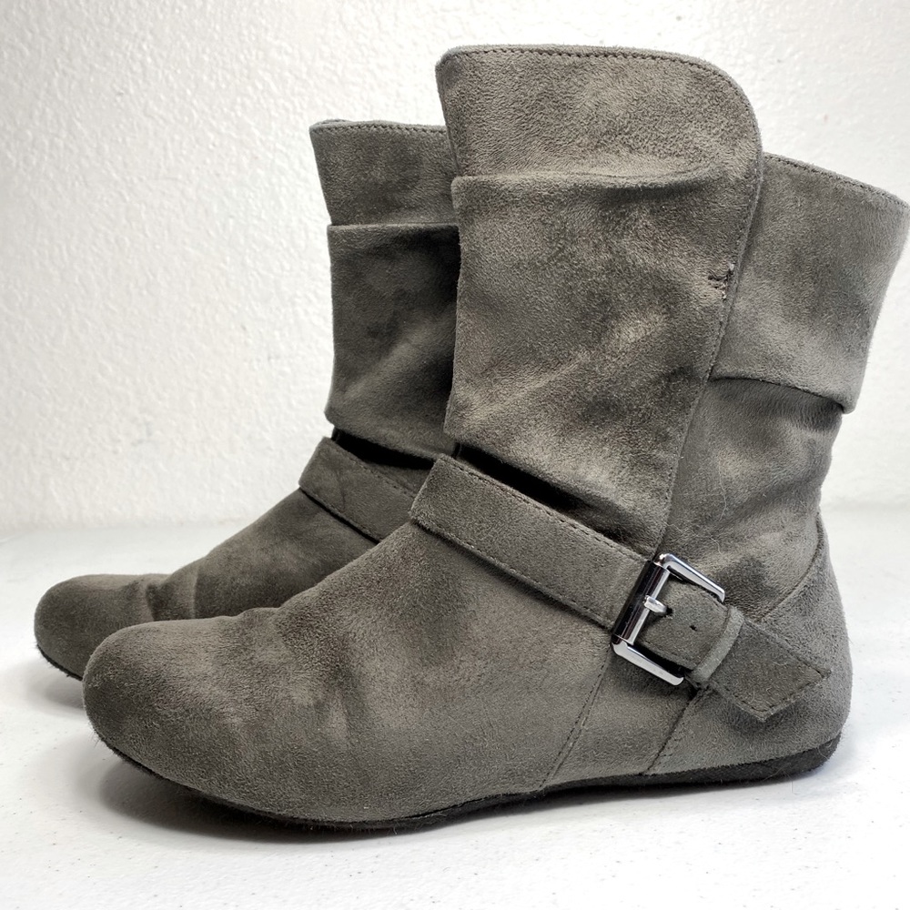 Hot cakes slouch boots grey size 7
